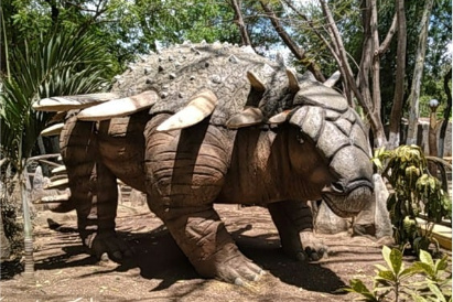 Dinosaur with Armour Made of Bone
